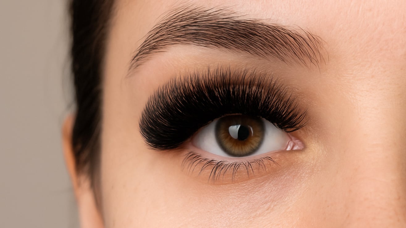 14 mm D Curl eyelash extensions for dramatic volume looks