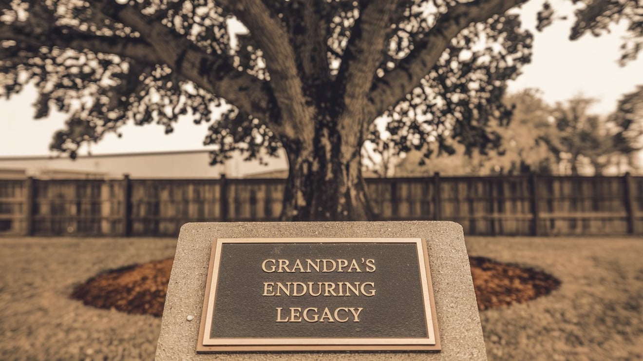 Tree symbolizing grandpa’s enduring legacy